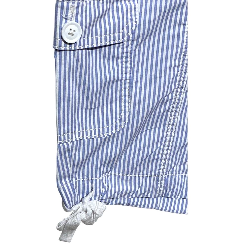 St Johns Bay Bermuda Cargo Shorts Womens 16 Cinched Tie Leg Nautical Coastal - Picture 3 of 7